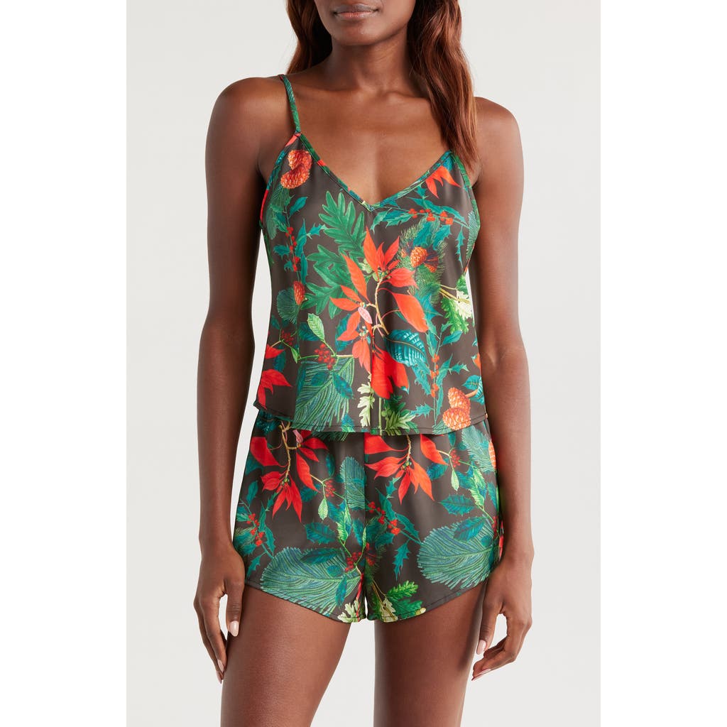 Kilo Brava Short Pajamas In Holly Jolly