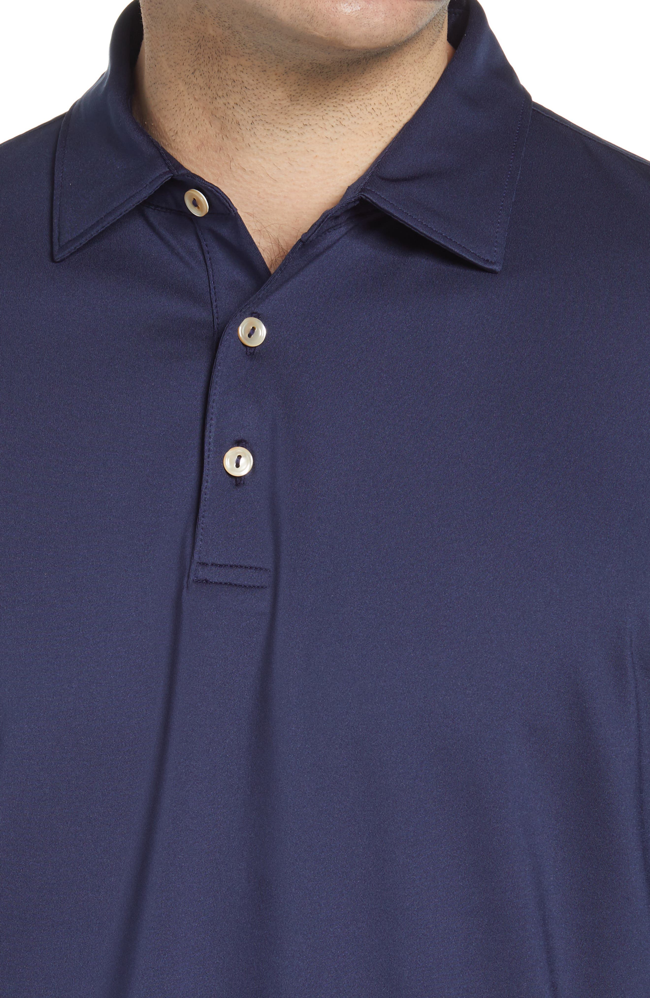 Solid Long Sleeve Jersey Polo - image 4