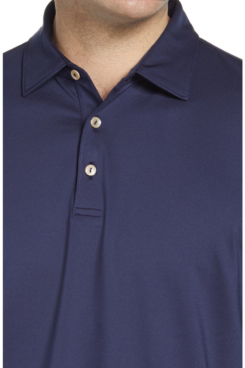 Solid Long Sleeve Jersey Polo, Alternate, color, NAVY