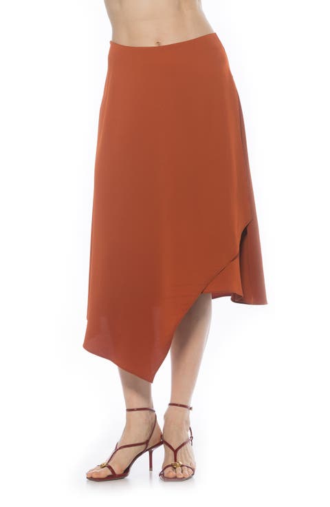 Jess Asymmetric Midi Skirt