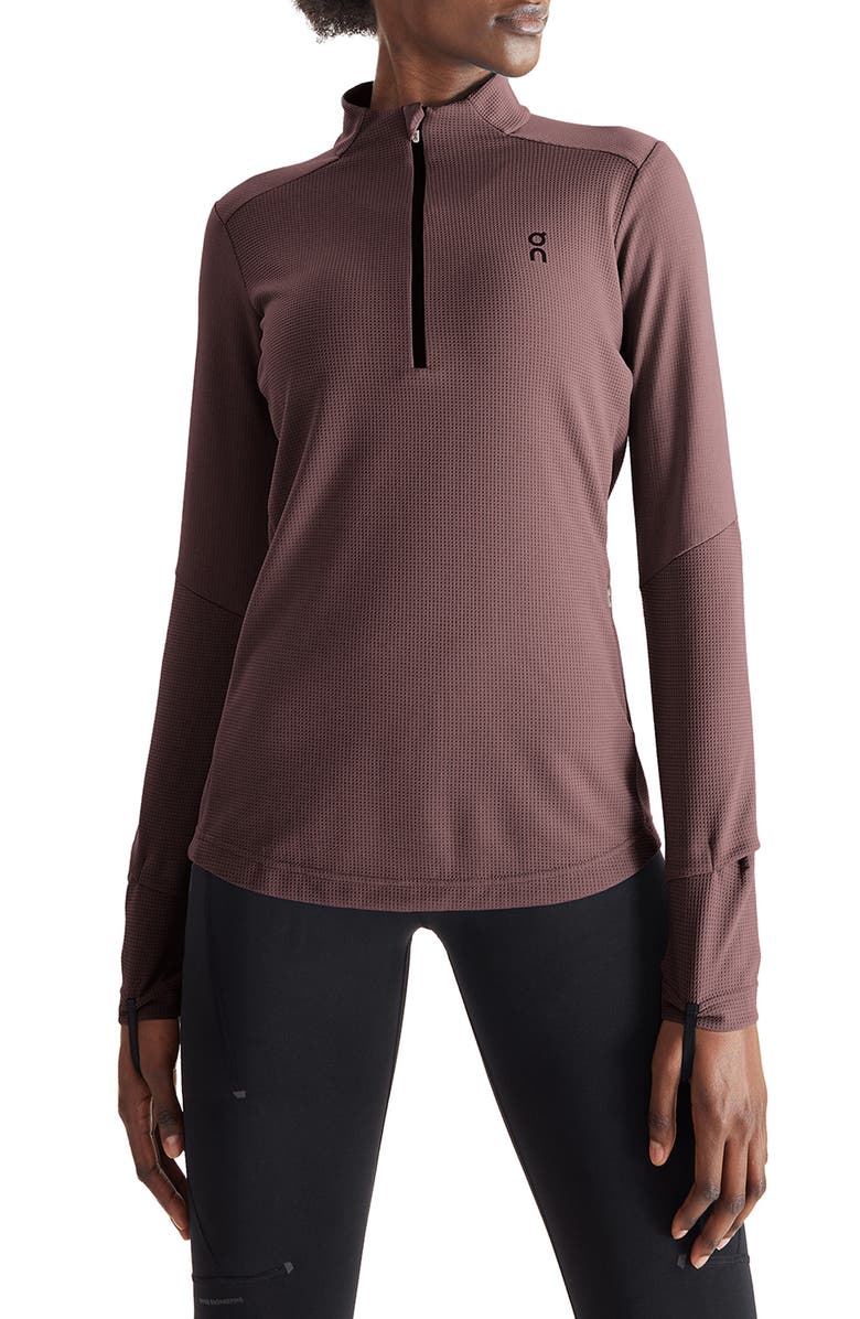 On Climate Quarter Zip Running Top, Main, color, 
