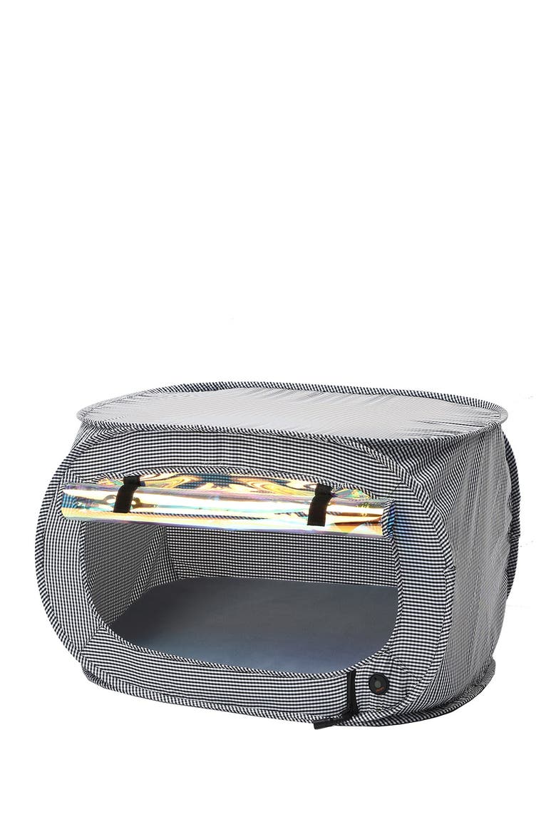 "Enterlude" Electronic Heating Lightweight and Collapsible Pet Tent - One Size, Main, color, GREY