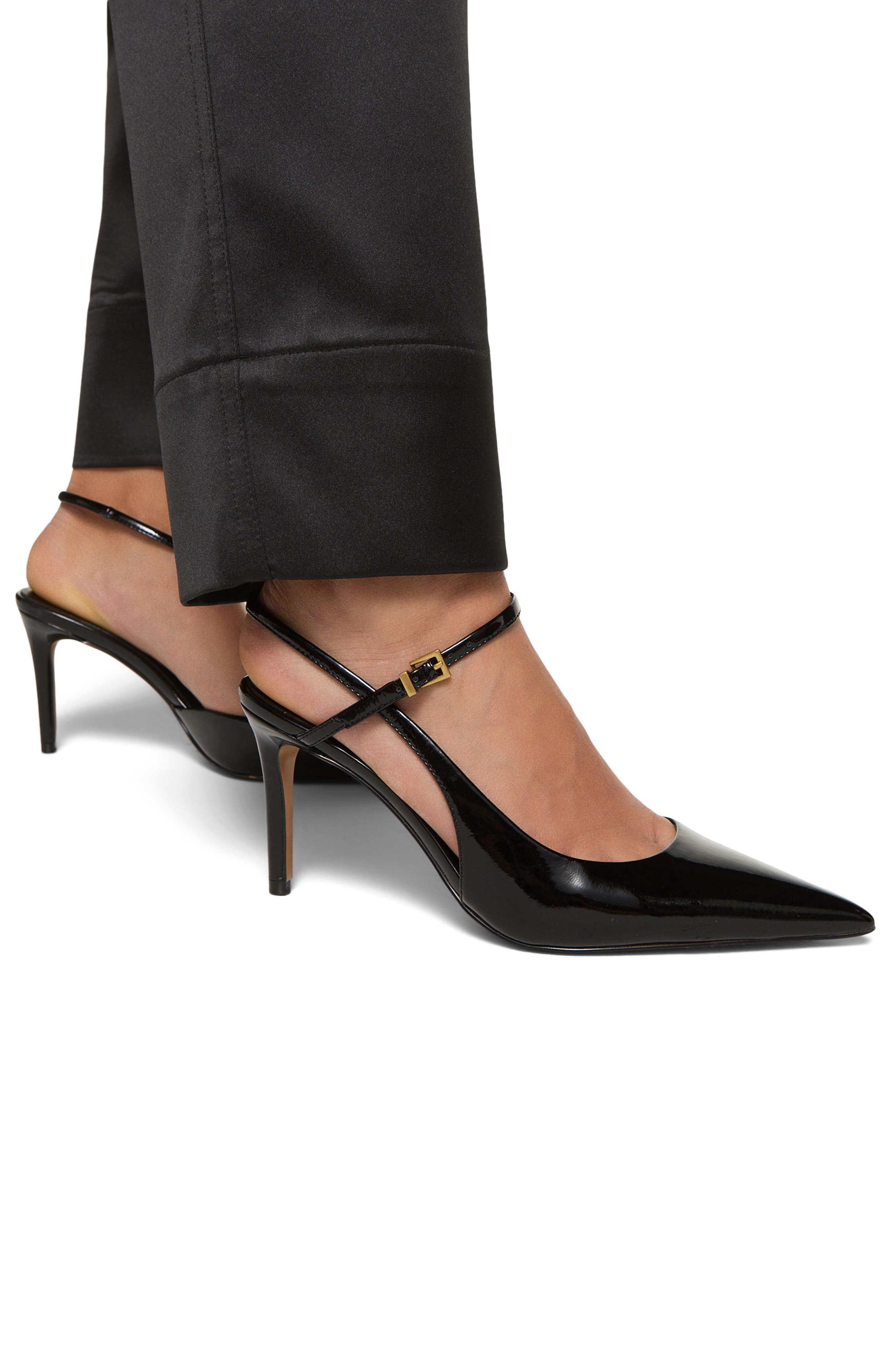 ALDO Kymmberly Pointed Toe Ankle Strap Pump, Alternate, color, Black