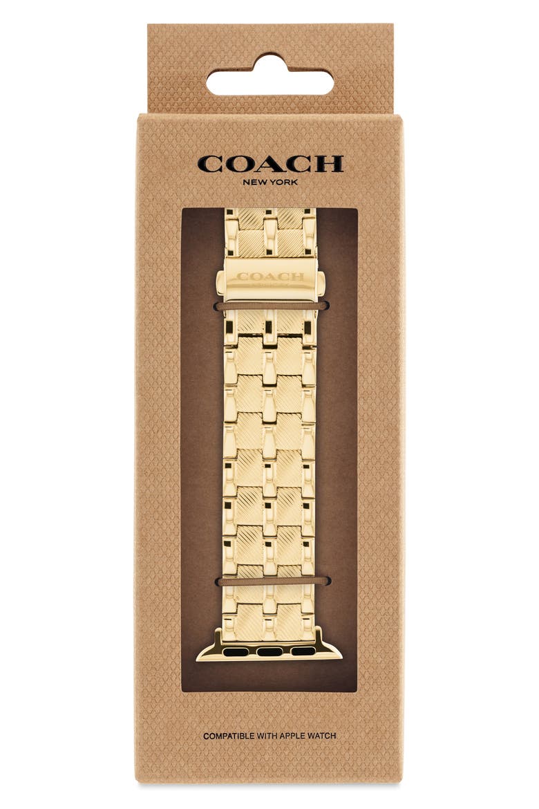 Mesh Apple Watchband, Main, color, GOLD