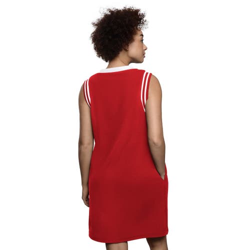 Starter Red Philadelphia Phillies Fast Track Sneaker V-neck Dress