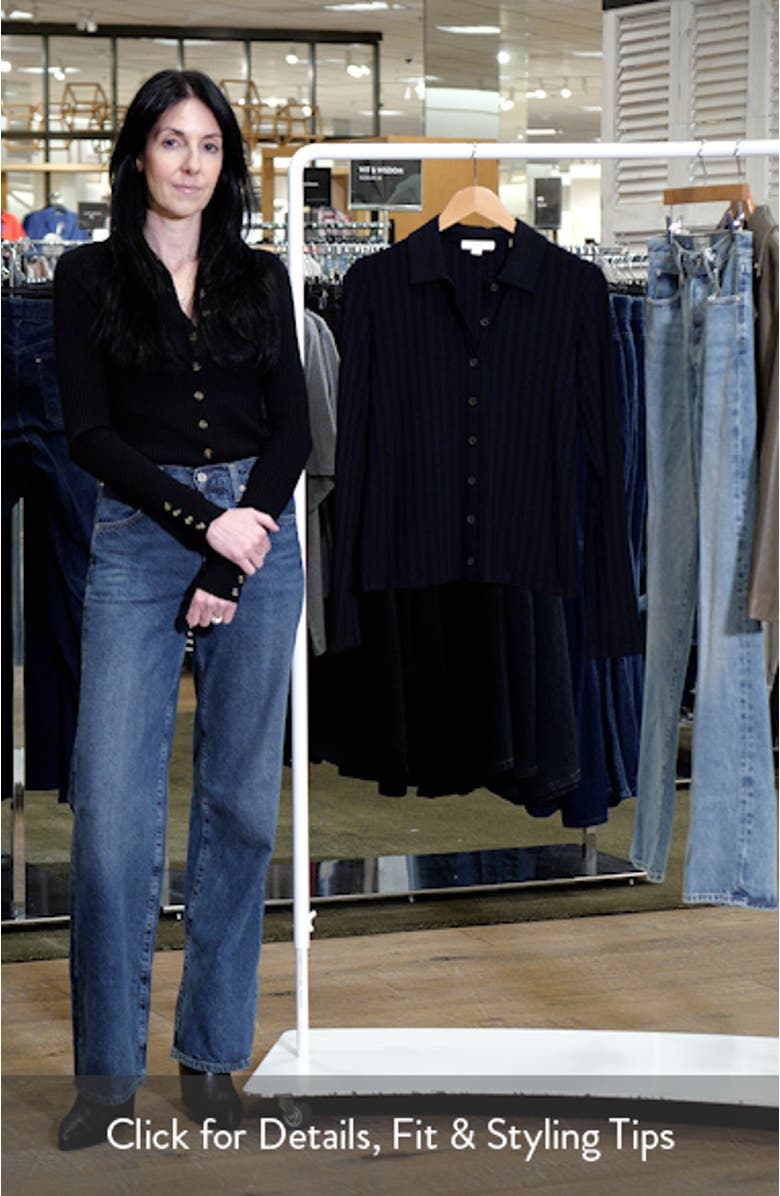 Collar Rib Cardigan, sales video thumbnail