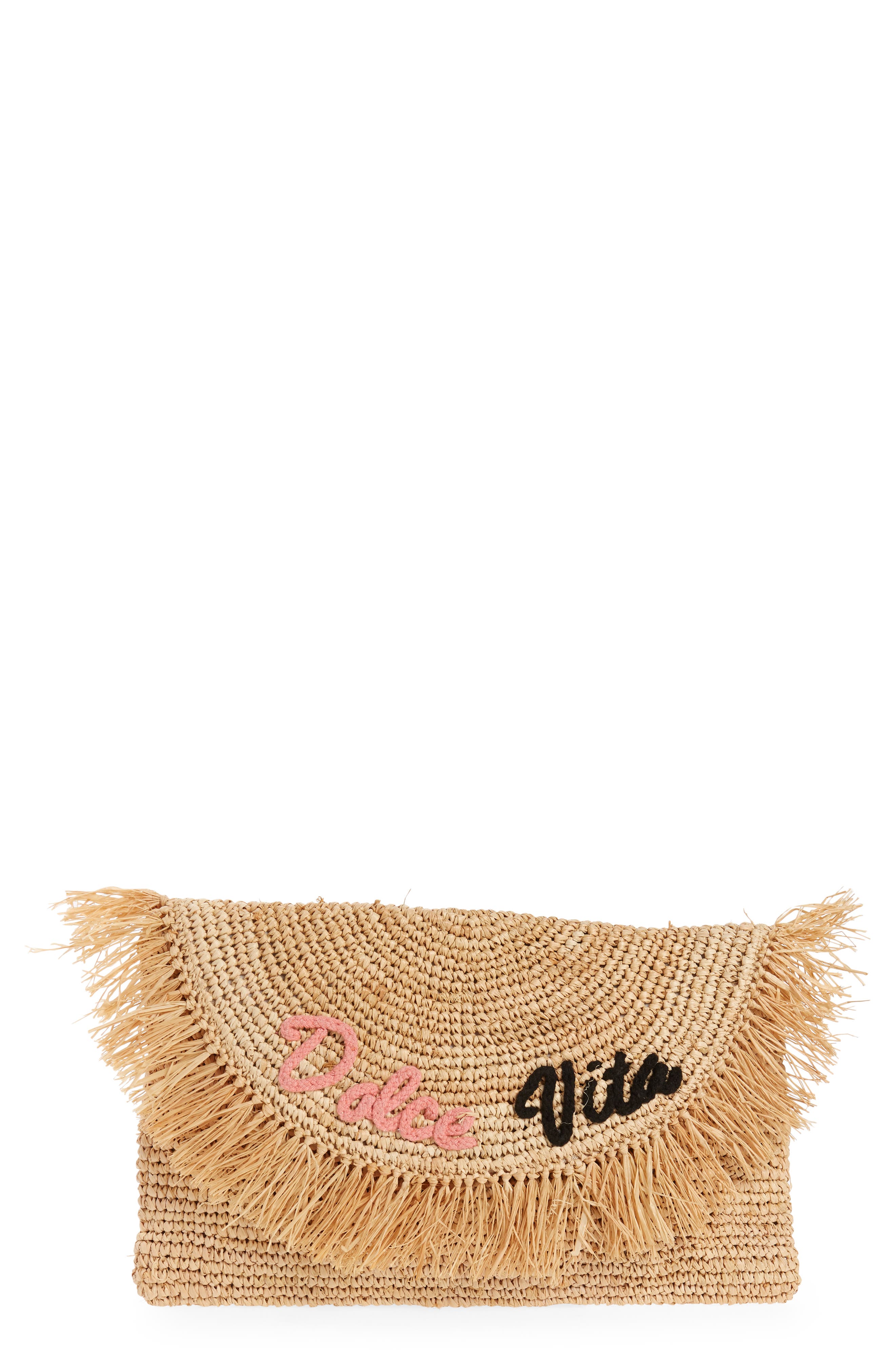 BTB Los Angeles Dolce Vita Oversize Clutch, Main, color, 