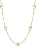 Zoë Chicco 14K Gold Mariner Station Necklace