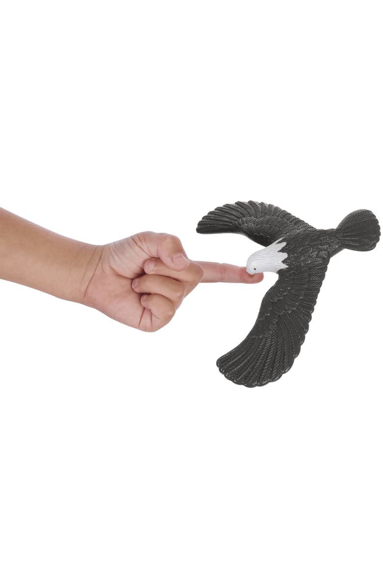 Toysmith Magic Party Trick 7" Balancing Eagle, Alternate, color, Multicolored