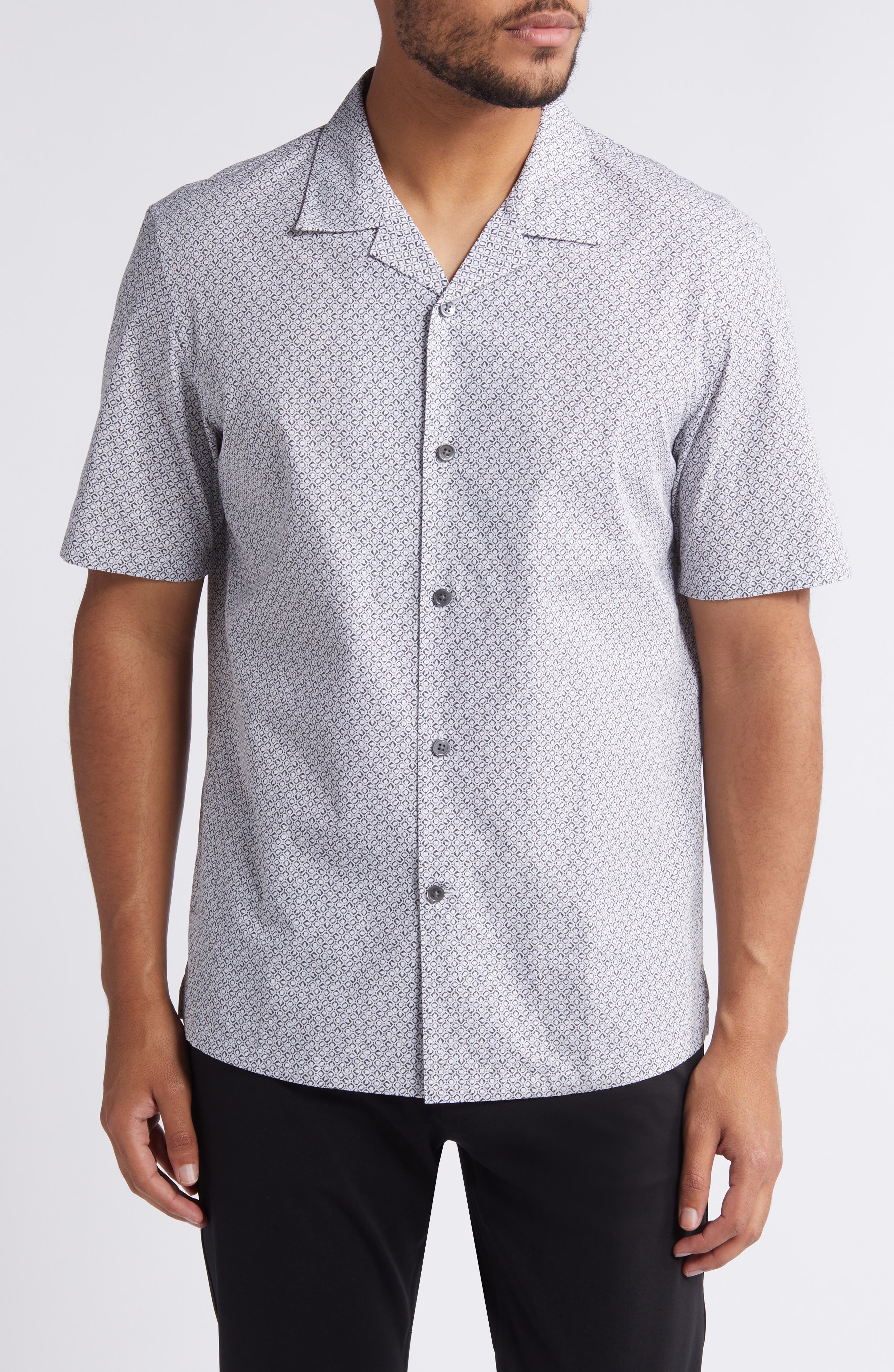 Theory Daze Geo Shell Camp Shirt