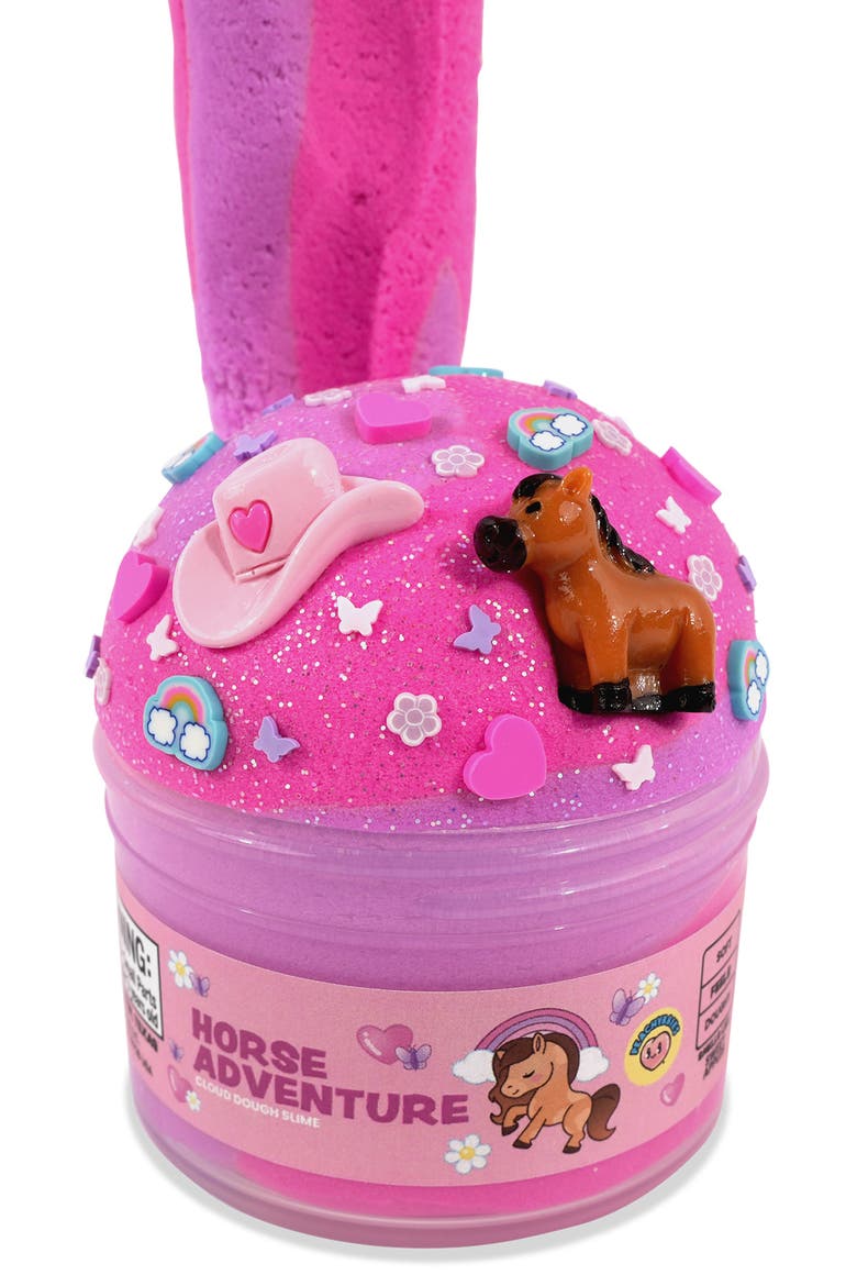 Kids' Peachy Horse Adventure Cloud Dough Slime, Alternate, color, PURPLE