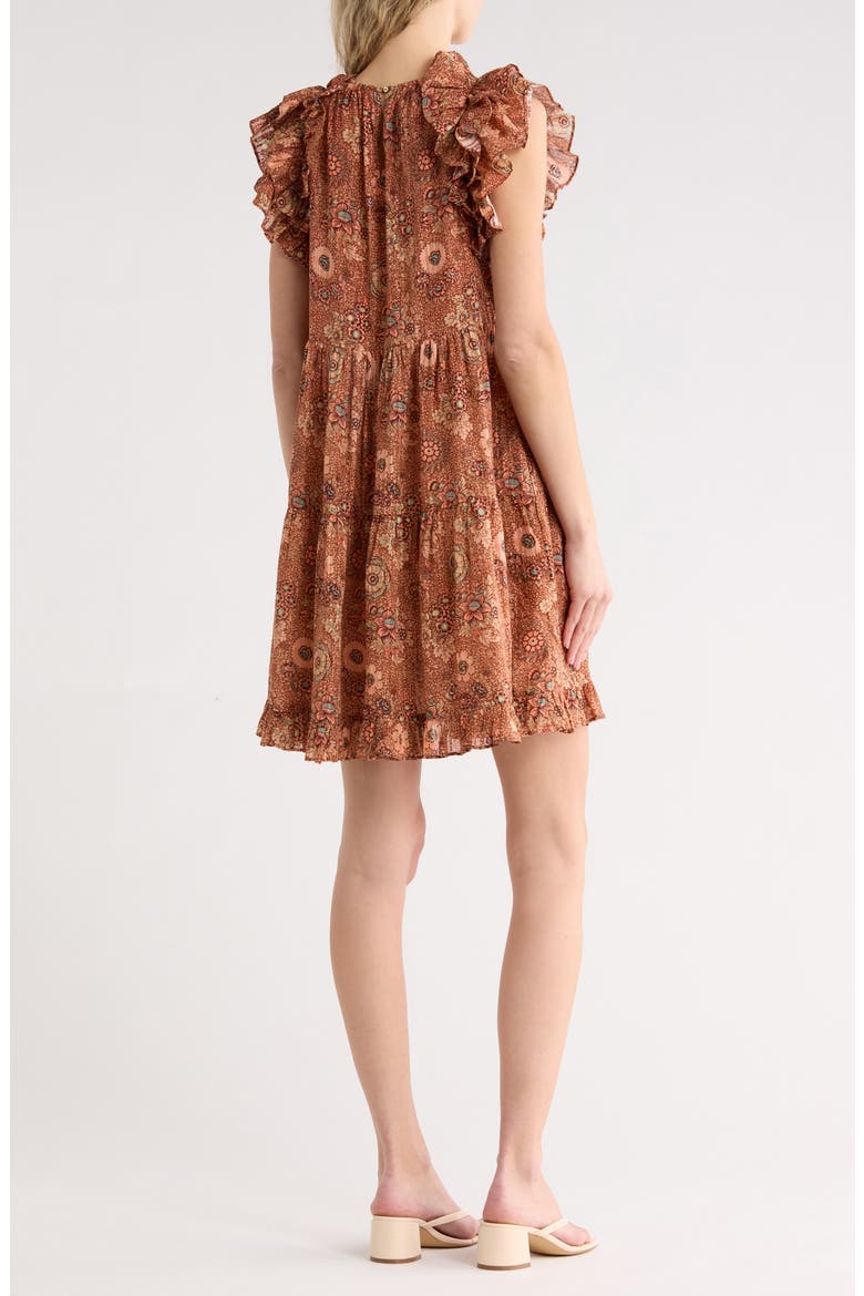 Adele Dress, Alternate, color, BROWN/ ROSEBUD