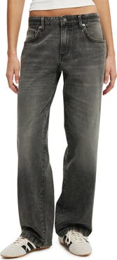 Cotton On Women's Low Rise Straight Jean