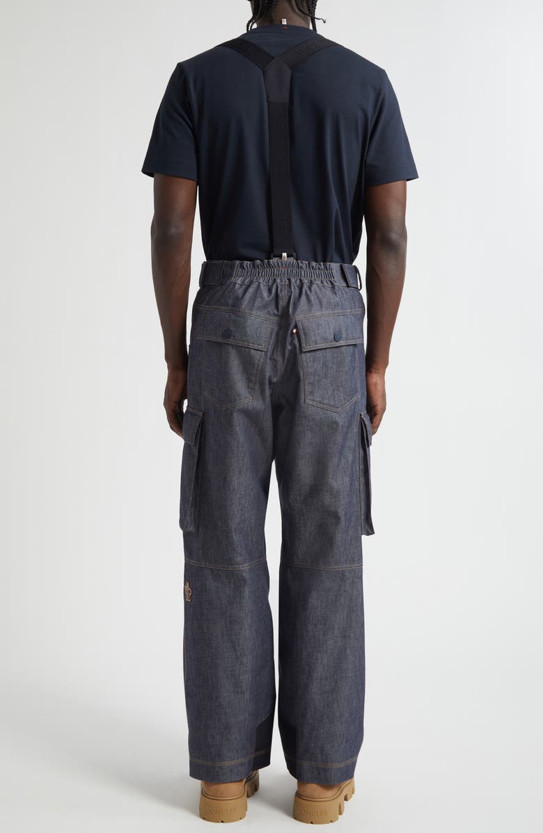 Moncler Cargo Ski Trousers, Alternate, color, Blue