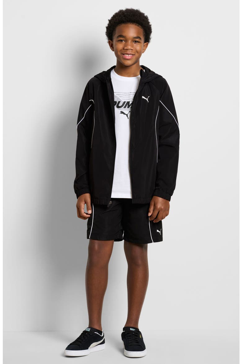 Kids' Sport Pack Windbreaker, Alternate, color, BLACK