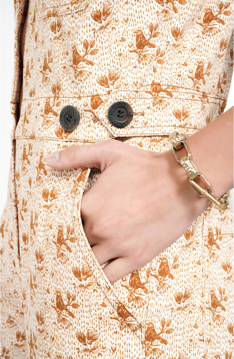 WILDFANG The Essential Sleeveless High Waisted Coverall, Alternate, color, Vintage Bird White