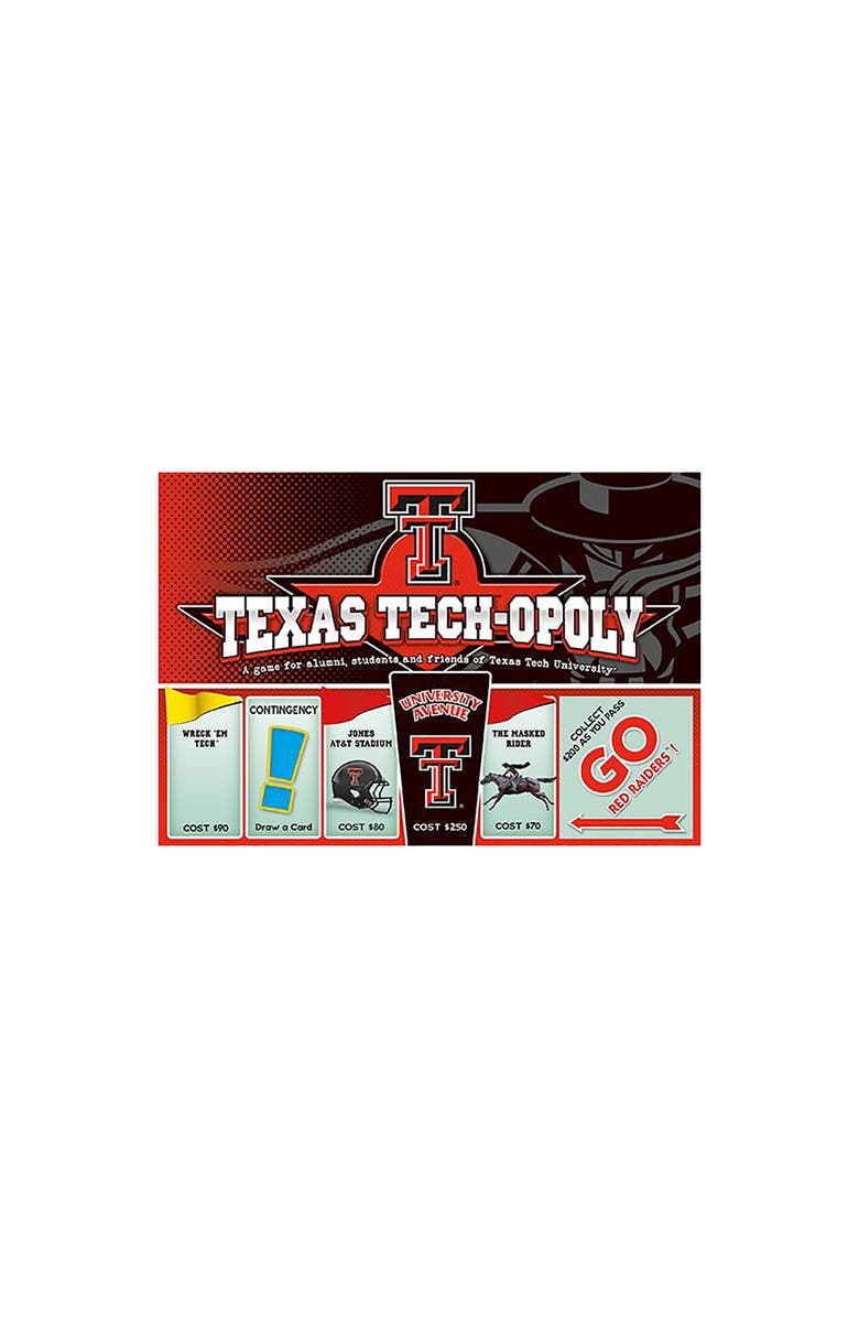 Late for the Sky Texas Techopoly Monopoly Board Game, Alternate, color, Multicolored