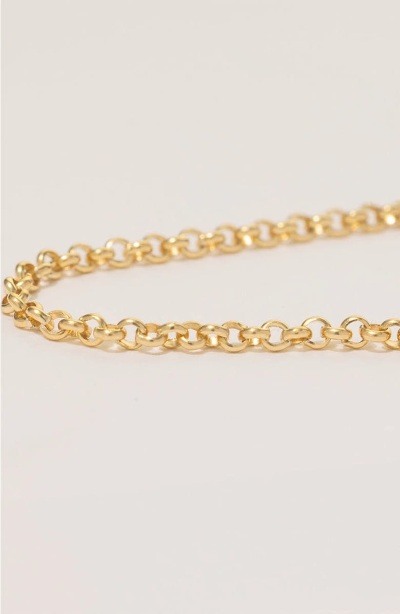 MADE BY MARY Rolo Chain Bracelet, Alternate, color, Gold Filled