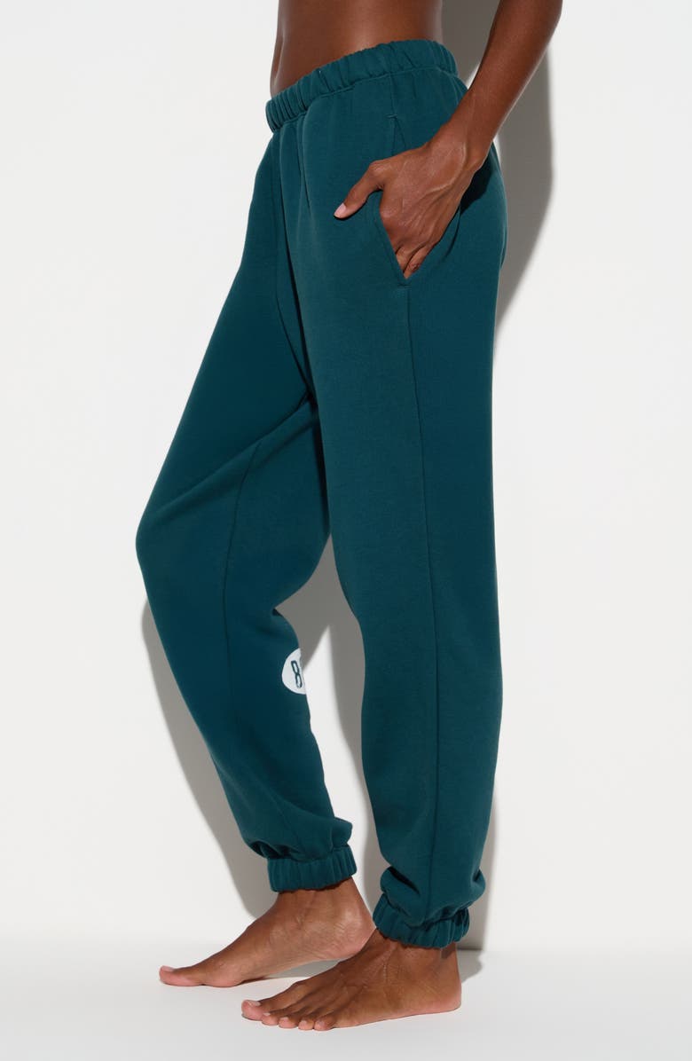 Spiritual Gangster Balance Portia Sweatpants, Alternate, color, Midnight Teal