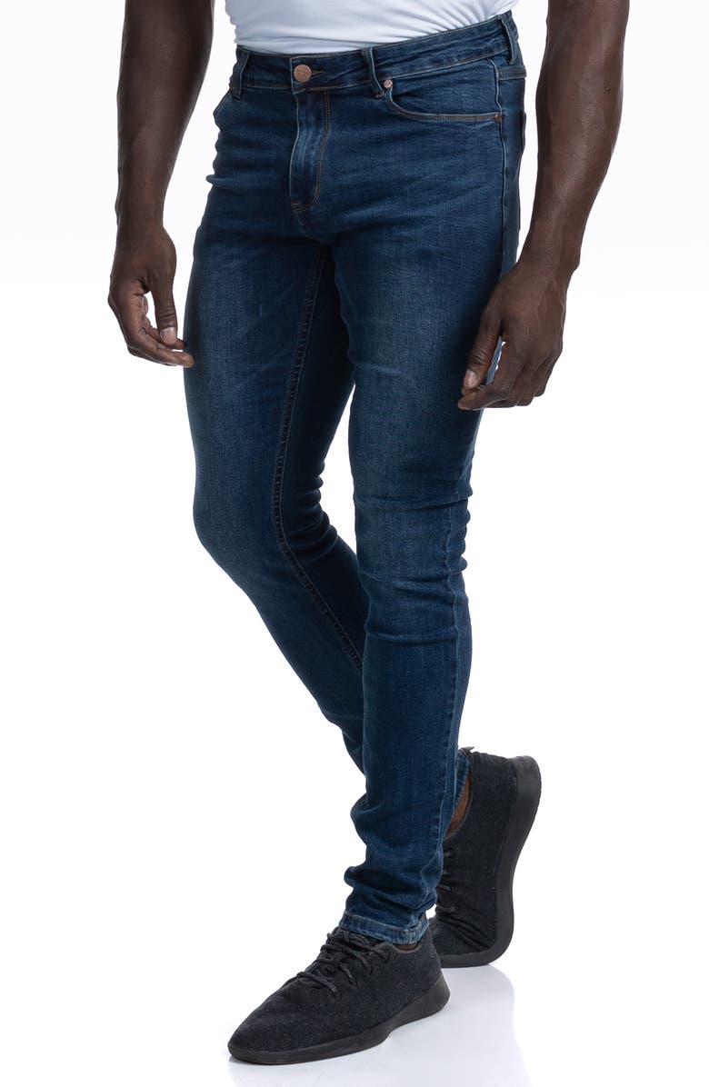 Barbell Apparel Straight Athletic Fit Jeans, Alternate, color, 