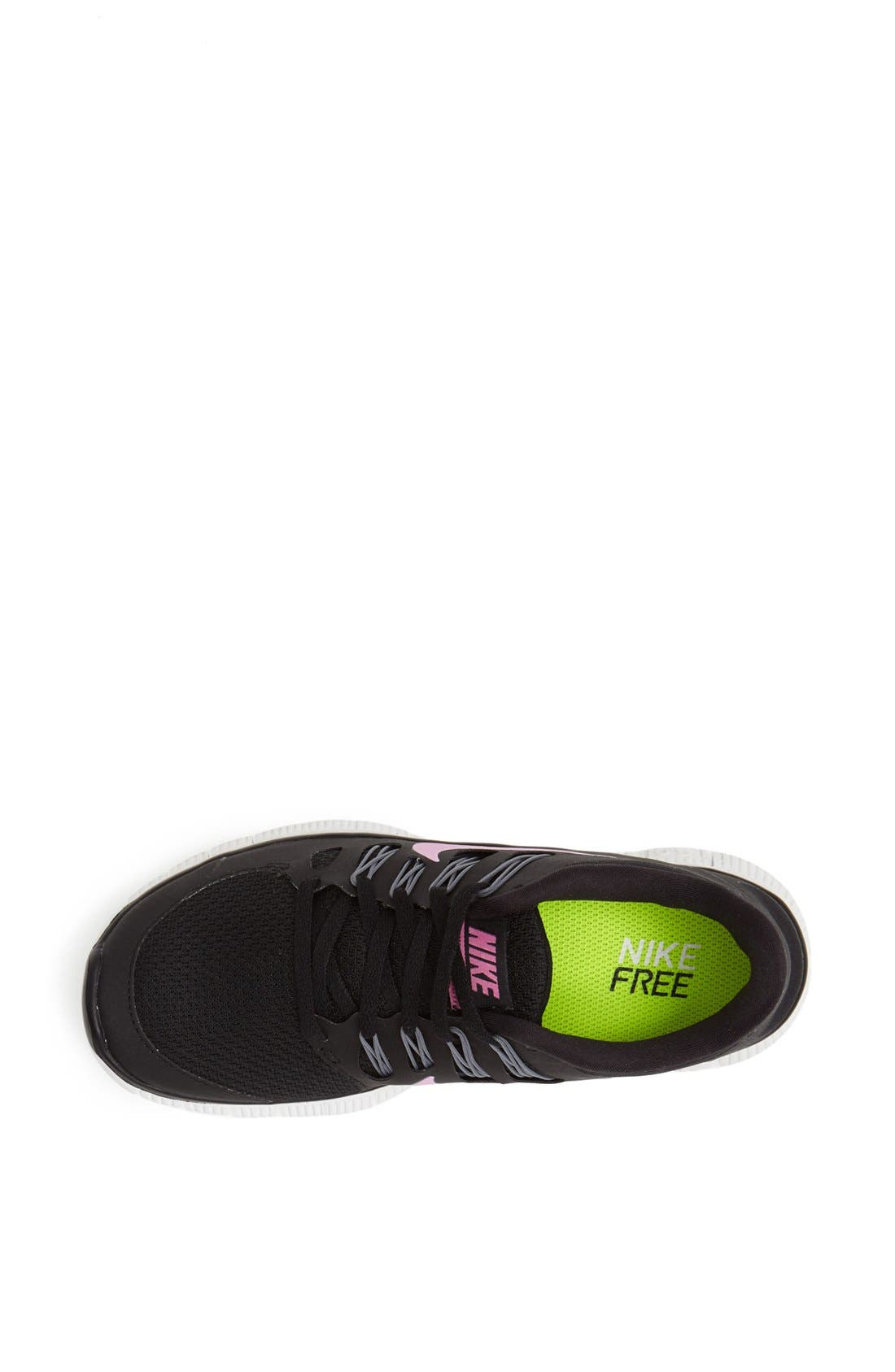 'Free 5.0' Running Shoe, Alternate, color, RED VIOLET/ BLACK