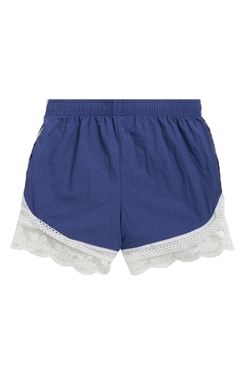 Tractr Kids' Lace Athletic Shorts, Alternate, color, Navy