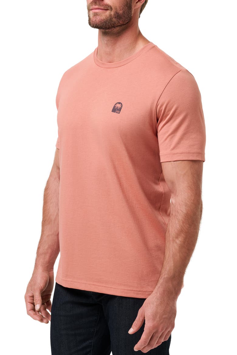 Top Places Embroidered Logo T-Shirt, Alternate, color, BRICK DUST
