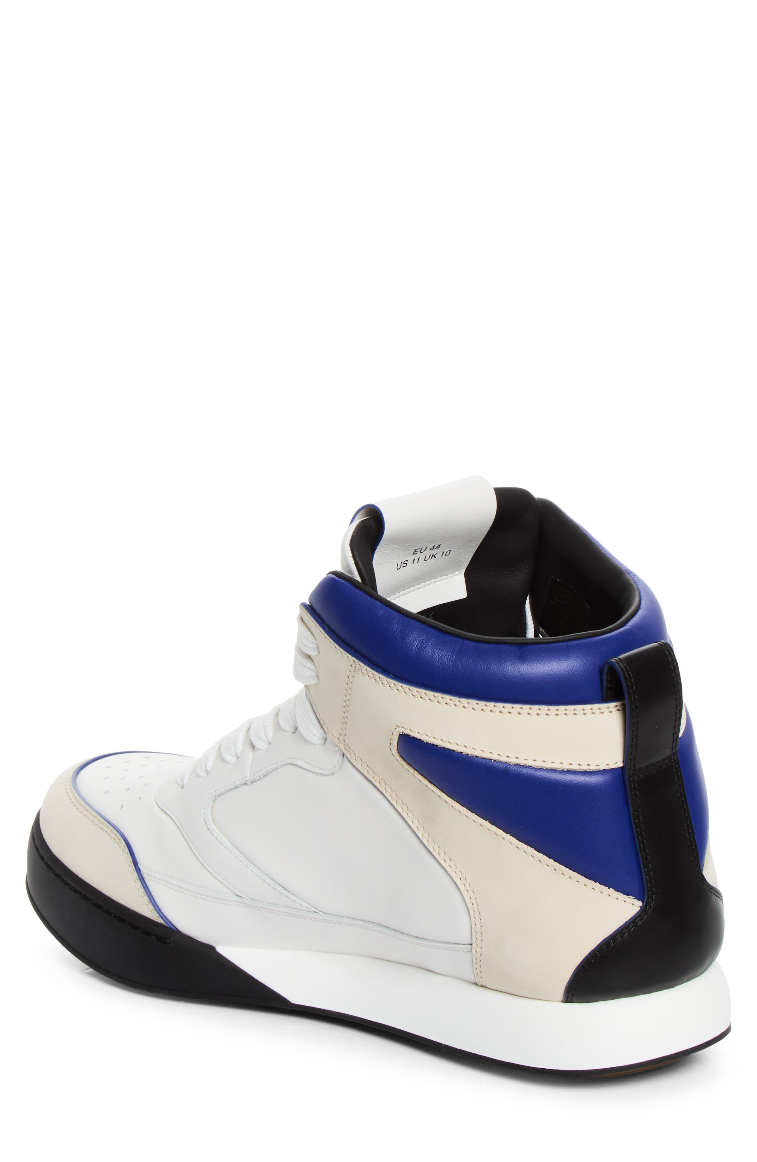 Hard Court Hi Sneaker, Alternate, color, BLACK/ BLUE/ WHITE