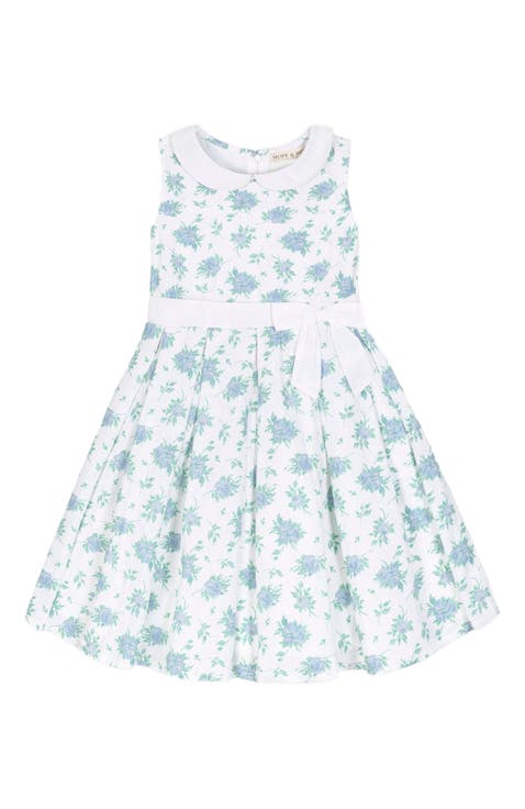Girls' Linen Tea Dress, Kids