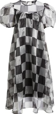 Dressed in Lala Star Energy Plaid Organza Dress