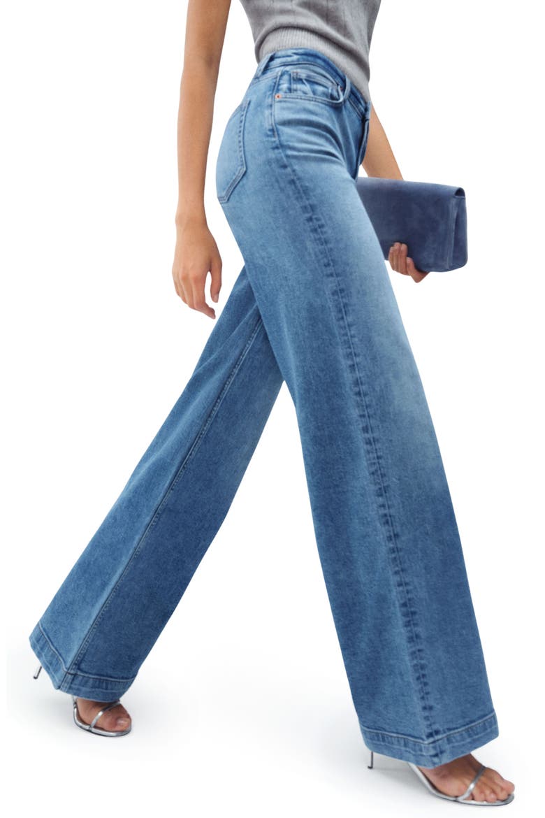 Bex Wide Leg Jeans, Alternate, color, WOODS