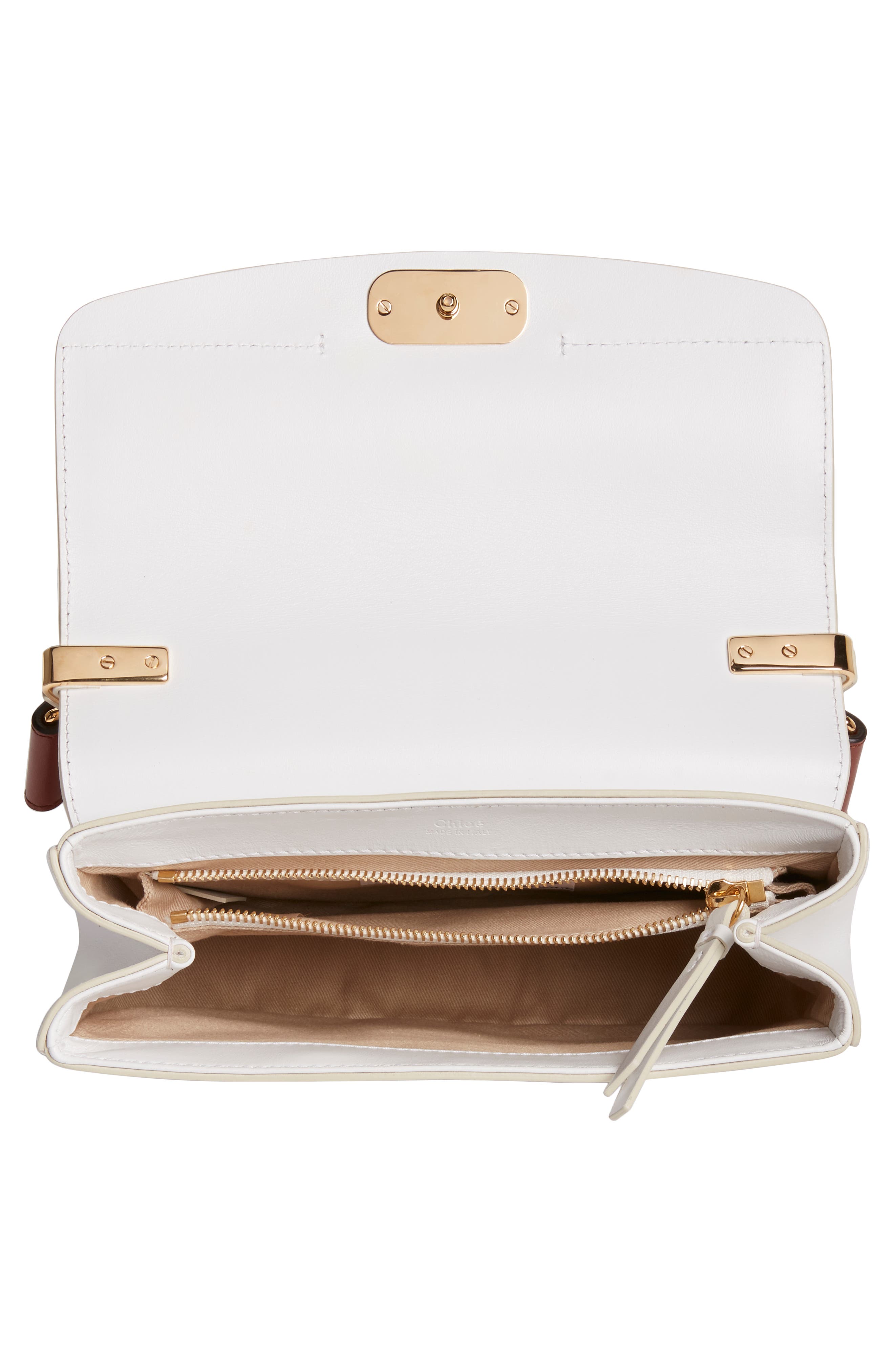 Chloé Leather Shoulder Bag, Alternate, color, 
