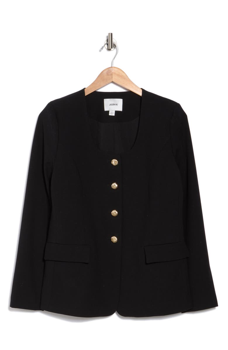 JASON WU Button Front Blazer, Alternate, color,