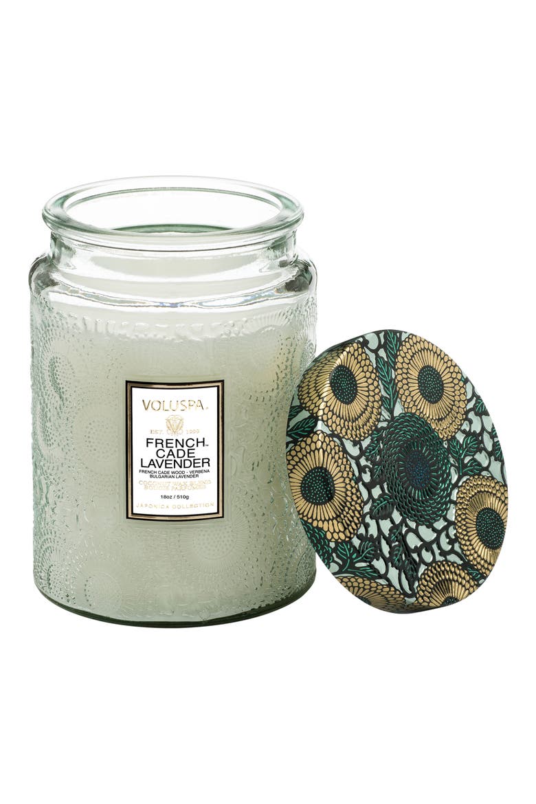 French Cade Lavender Large Jar Candle, Main, color, FRENCH CADE LAVENDER