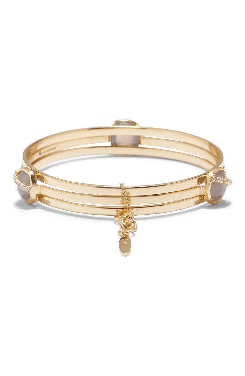 Sole Society Stacked Bangle Bracelet, Alternate, color,