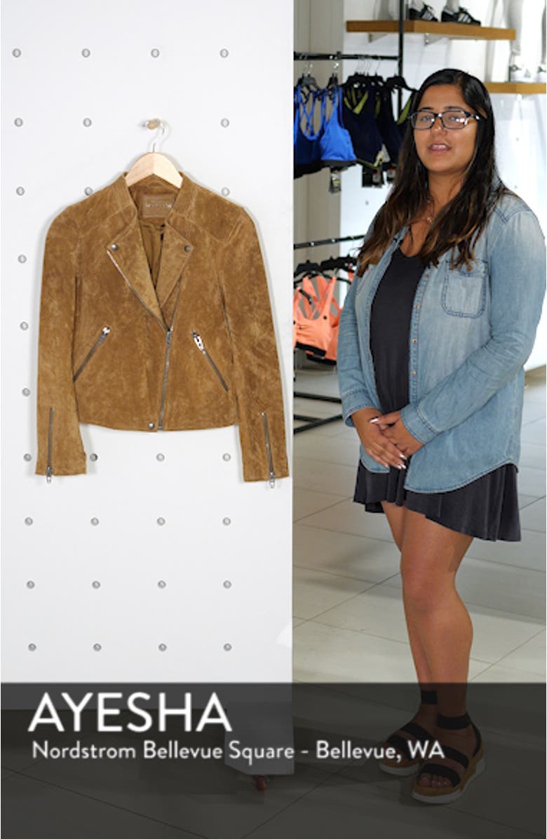 No Limit Suede Moto Jacket, sales video thumbnail