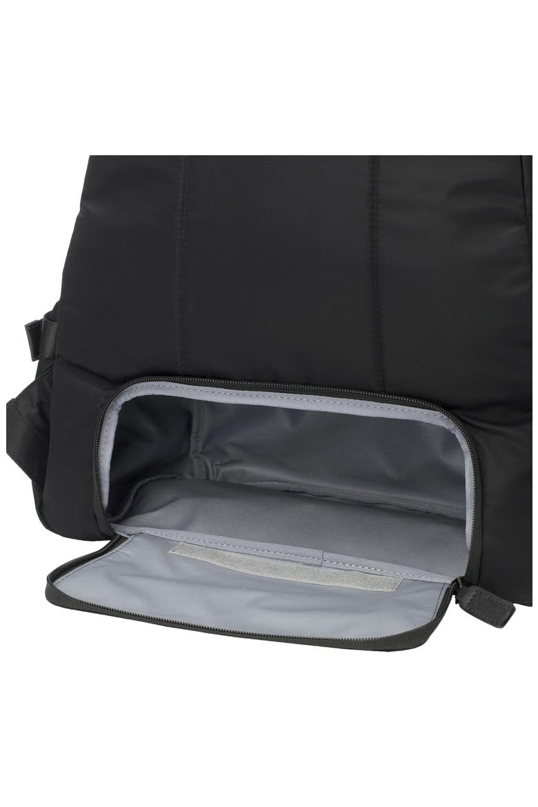 Hero Luxe Water Resistant Nylon Backpack Diaper Bag, Alternate, color, BLACK