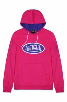 Von Dutch Logo Cotton Graphic Hoodie