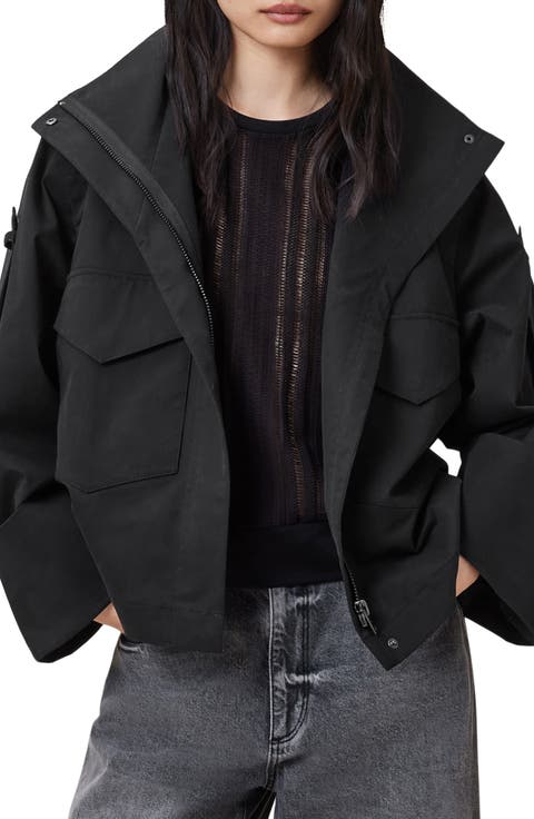 Leighton Cotton Blend Utility Jacket