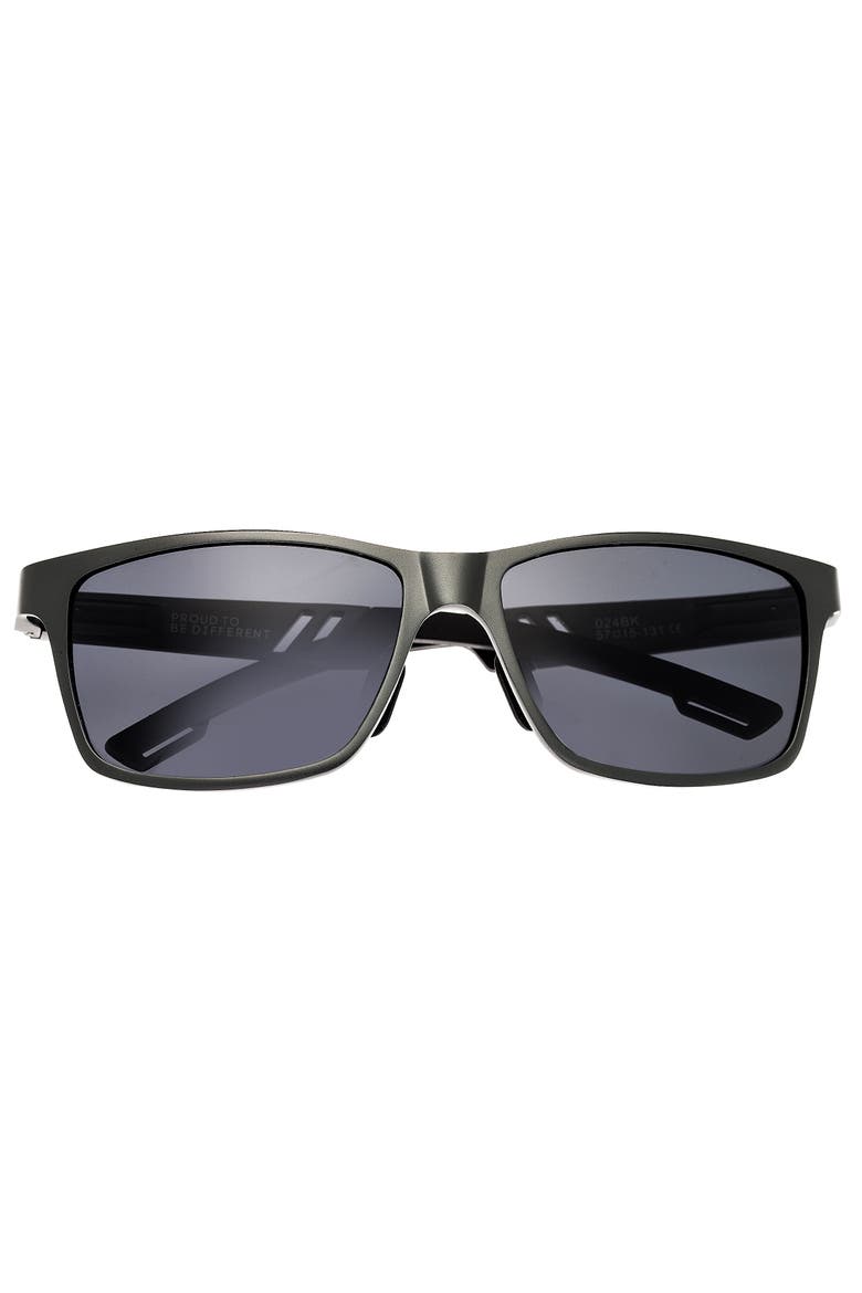 Pyxis Titanium Polarized Sunglasses, Alternate, color, Gunmetal/Black