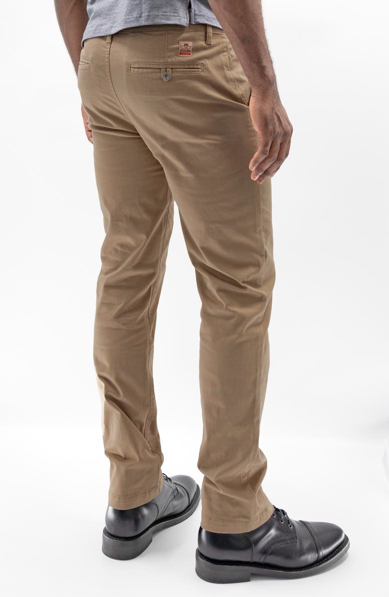 Devil-Dog Dungarees Performance Stretch Chino Pants, Alternate, color, Dark Khaki