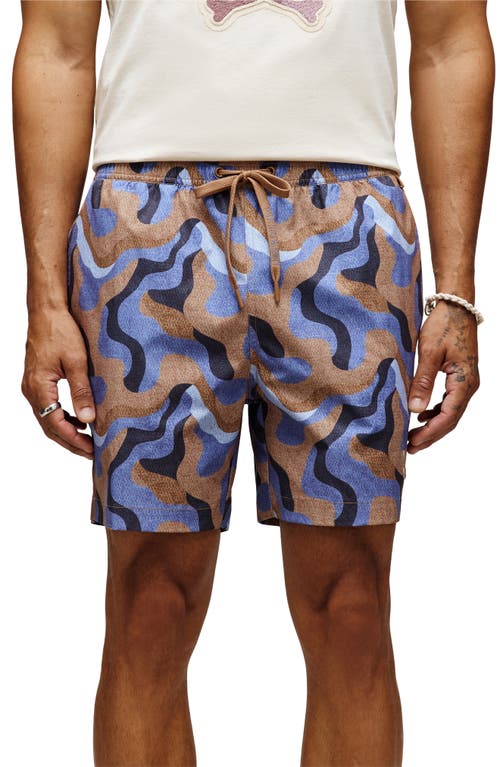 Psycho Bunny Dante Toasted Coconut Swim Trunks 
