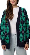 SAACHI Argyle Heart Cardigan