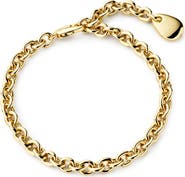 Ana Luisa Gold Charm Bracelet - Pebble Charm Bracelet