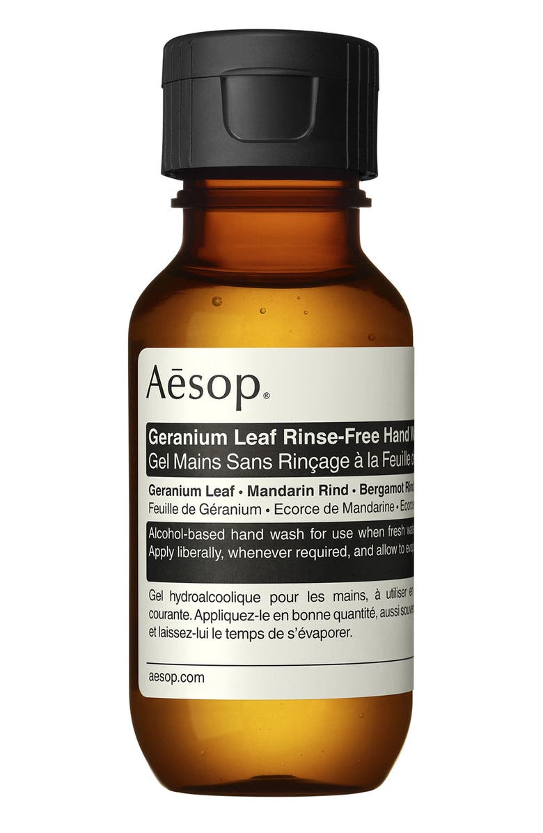 Aesop Geranium Leaf Rinse-Free Hand Wash, Main, color,