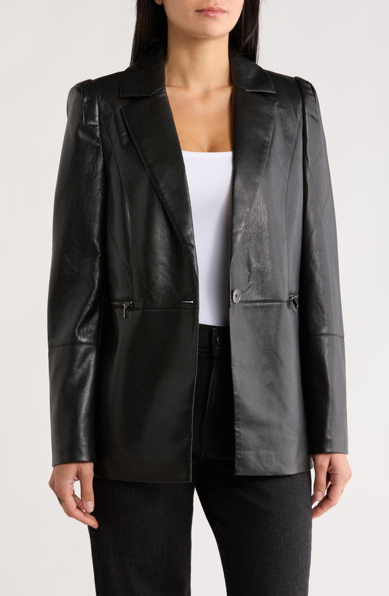 Love Token Ariella Blazer, Main, color, Black