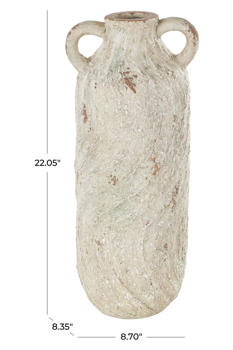 Textured Tall Vase, Alternate, color, CREAM