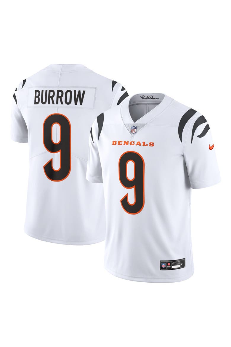 Men's Nike Joe Burrow White Cincinnati Bengals  Vapor Untouchable Limited Jersey, Main, color, White