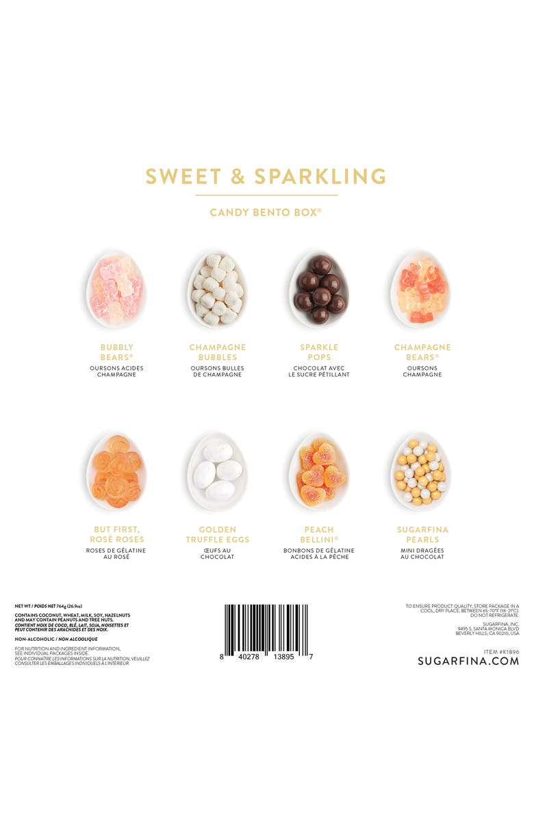 sugarfina Sweet & Sparkling 8-Piece Candy Bento Box, Alternate, color,