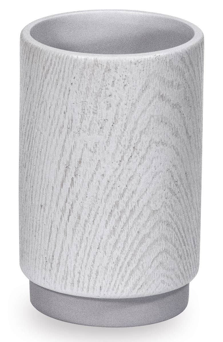 DKNY Grey Wood 4-Piece Bath Set, Alternate, color, 